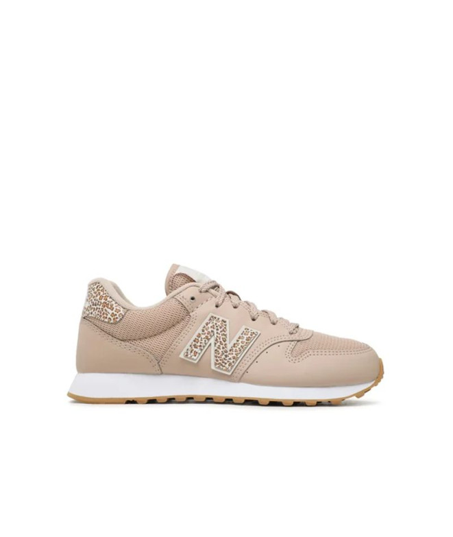 Chaussures New Balance 500 Femme Beige