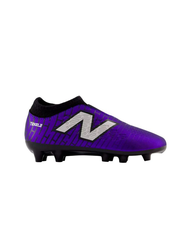 Botas de fútbol New Balance TEKELA MAGIQUE JNR FG V4+ Infinity Blue Infantil