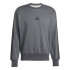 Sudadera adidas 3Bandas Fl Swt Hombre Gris Oscuro/Negro