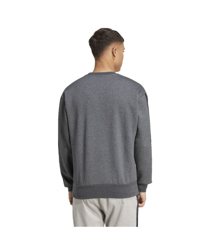 Sweat adidas 3Bandas Fl Swt Homme Gris Foncé/Noir