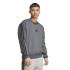 Moletom adidas 3Bandas Fl Swt Homem Cinza Escuro/Preto