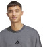 Sudadera adidas 3Bandas Fl Swt Hombre Gris Oscuro/Negro