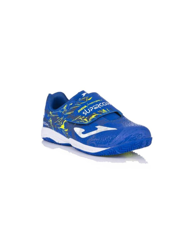 Zapatillas de fútbol sala Joma Super Copa 2504 Royal Indoor Infantil