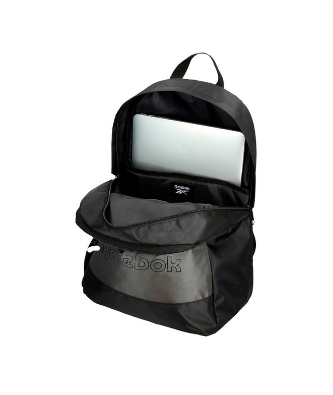 Mochila dos compartimentos Reebok Arlo 46 cm negro