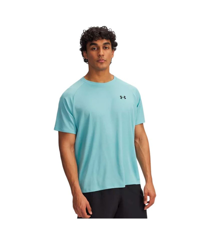 Camiseta de Fitness Under Armour Tech Textured Ss Hombre Azul