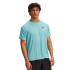 Camiseta de Fitness Under Armour Tech Textured Ss Hombre Azul