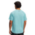Camiseta de Fitness Under Armour Tech Textured Ss Hombre Azul
