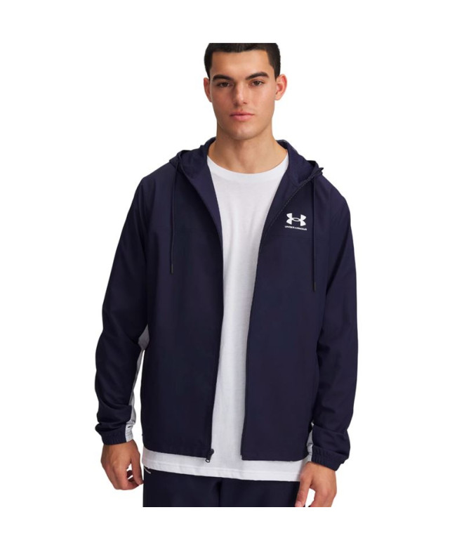 Cortavientos Under Armour Rival Woven Windbreaker Hombre Azul