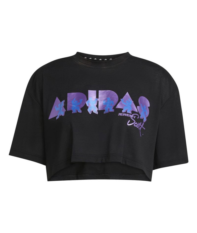 Camiseta de Fitness adidas Js Training Mulher Preto