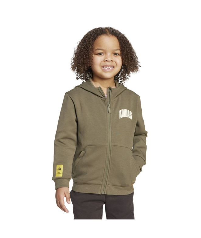 Sweat adidas Lk Sim Tt Enfant Vert Foncé