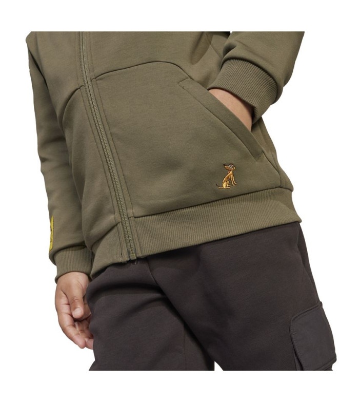 Sweat adidas Lk Sim Tt Enfant Vert Foncé