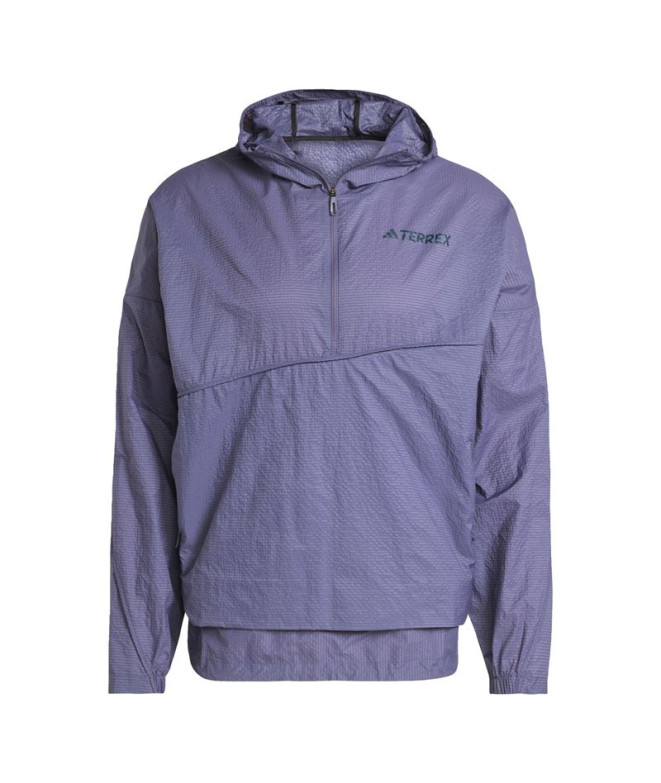 Cortavientos de Montaña adidas Xpl Wind Anorak Hombre Violeta