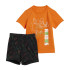 Conjunto adidas I Dy Mm Set Infantil Laranja