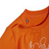 Conjunto adidas I Dy Mm Set Infantil Laranja