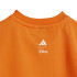Conjunto adidas I Dy Mm Set Infantil Laranja