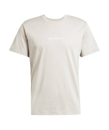 Camiseta de Montaña adidas U Aop Beige