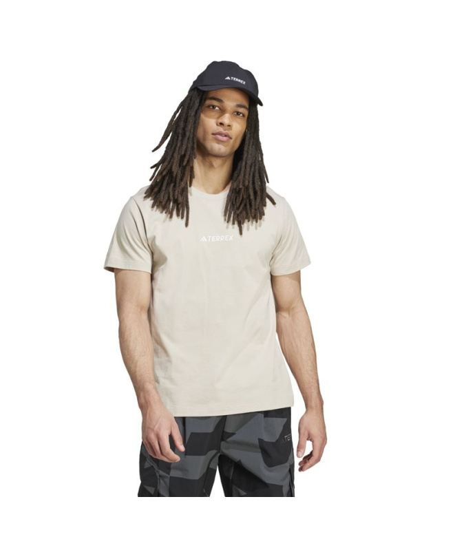 T-shirt de Montagne adidas U Aop Beige