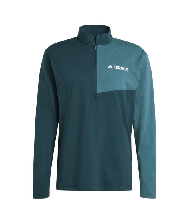 T-shirt de Montagne adidas Mt Halfz Ls Homme Hieaur / Vermis