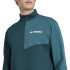 Camiseta de Montaña adidas Mt Halfz Ls Hombre Hieaur / Vermis