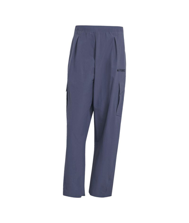 Pantalon de Montagne adidas Cargo Homme Bleu
