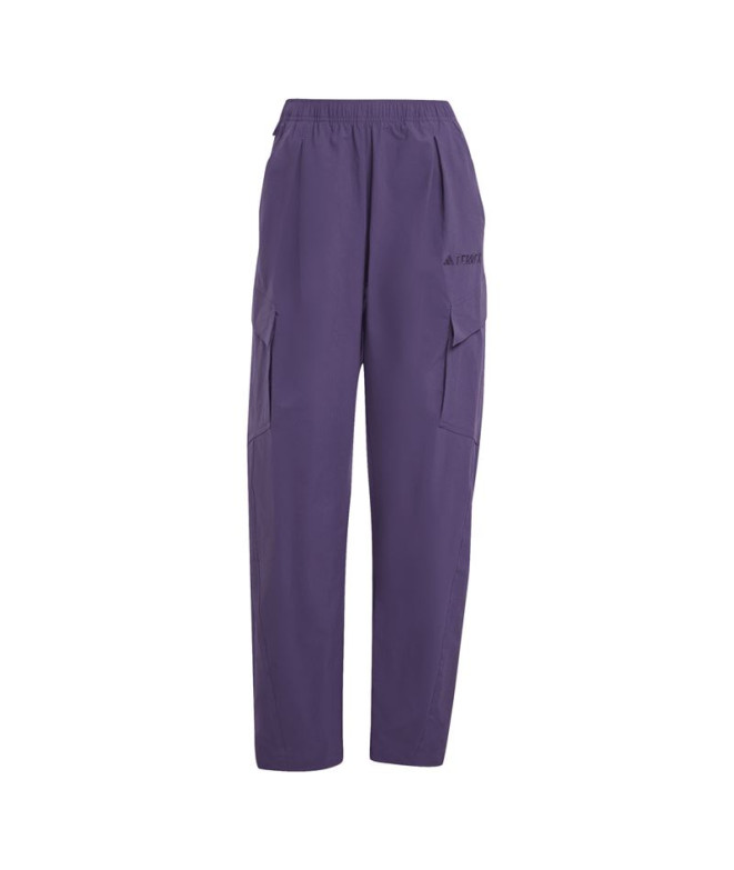 Pantalon de Montagne adidas Cargo Femme Noir