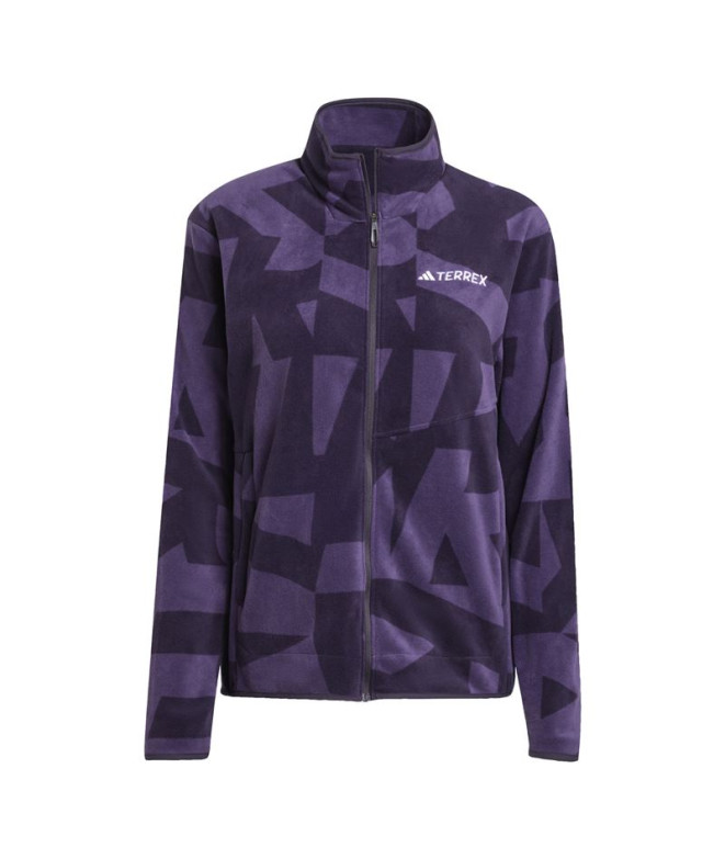 Polar de Montagne adidas Mt Aop Fz Fl Femme Negaur / Ciraur