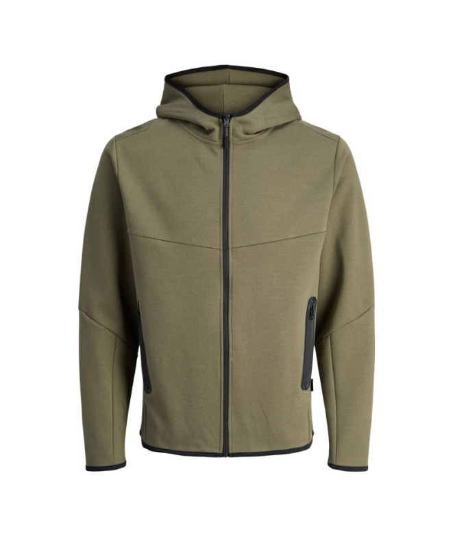 Sudadera Jack and Jones Jcofusion Zip Infantil Grape Leaf