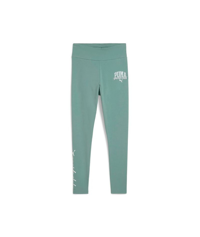 Mallas Puma Class High-Waist Green Moon Mujer