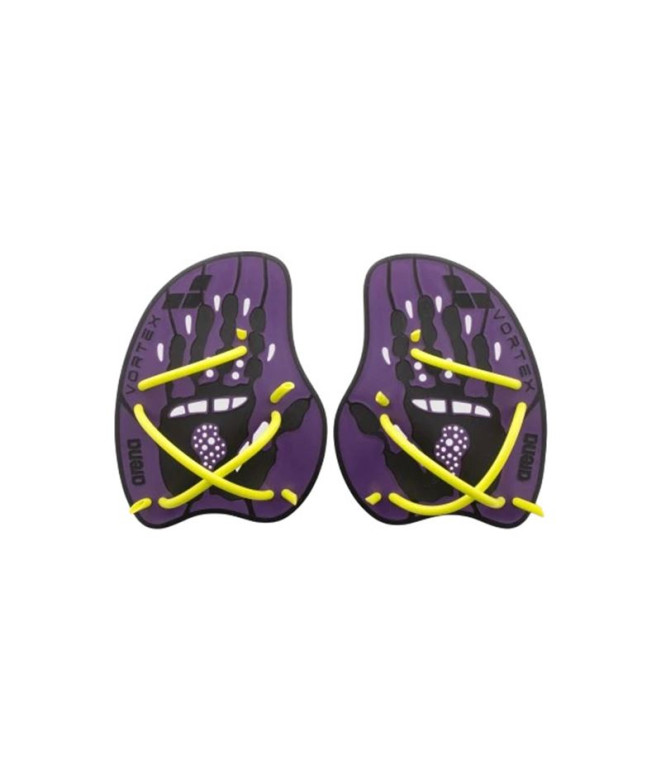 Palmes de Natation Arena Vortex Hand Paddle Lila/Artic Lime