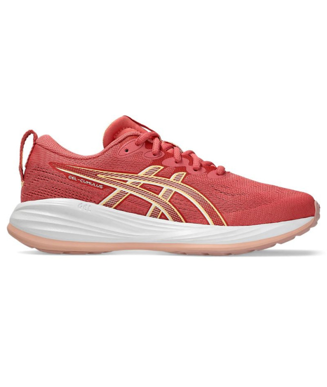 Zapatillas de Running ASICS Gel-Cumulus 27 Gs Infantil Rosa/Beige