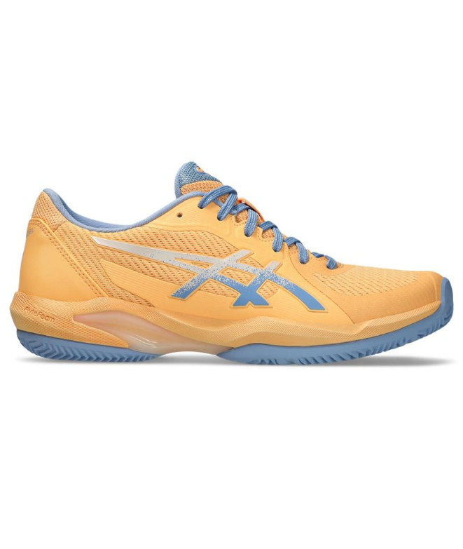 Chaussures de Pádel ASICS Solution Swift Ff 2 Padel Femme Orange/Bleu