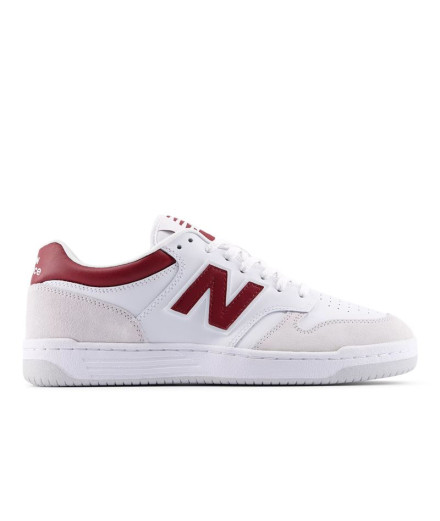 Zapatillas New Balance 480 Hombre Blanco/Granate