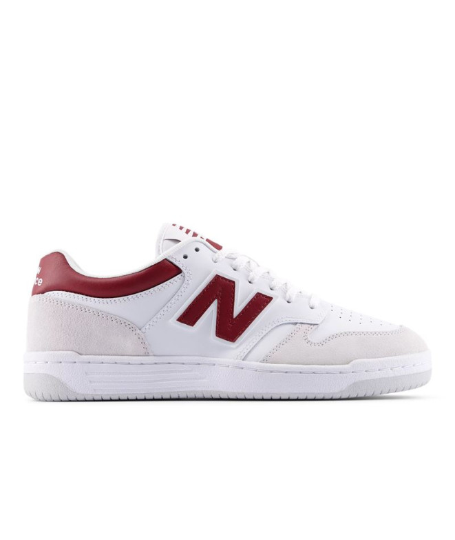 Zapatillas New Balance 480 Hombre Blanco/Granate