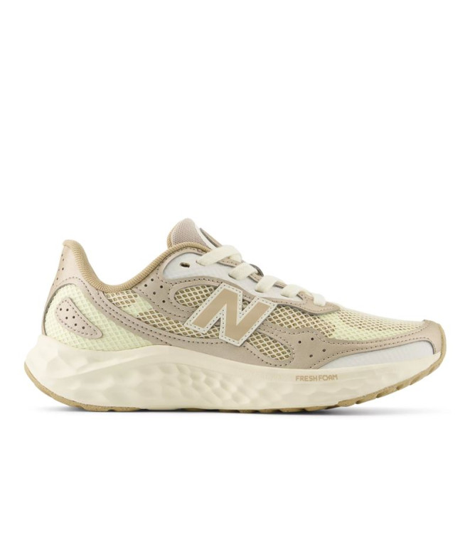Zapatillas de Running New Balance Fresh Foam Arishi V4 Mujer Beige