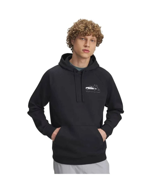 Sudadera Under Armour Rival Fleece Hbr Logo Hd Hombre Negro