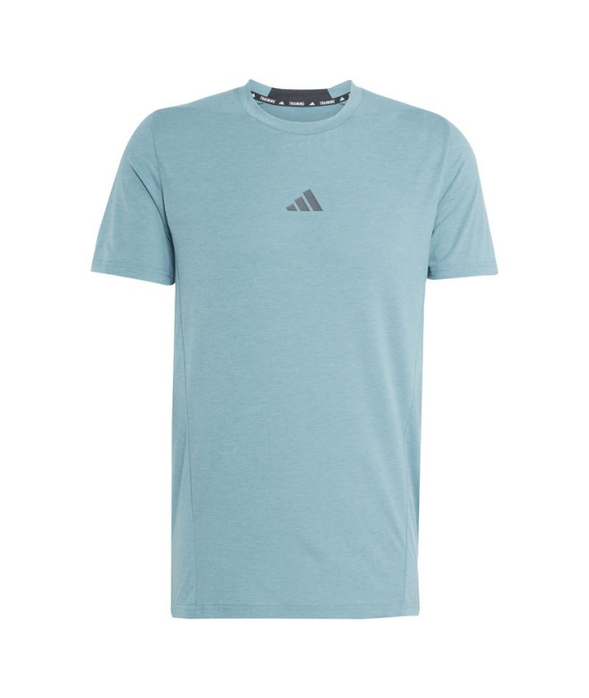 Camiseta de Fitness adidas D4T Tee Hombre Azul