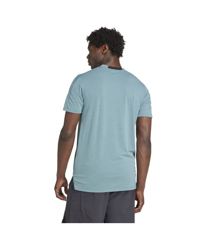 Camiseta de Fitness adidas D4T Tee Homem Azul