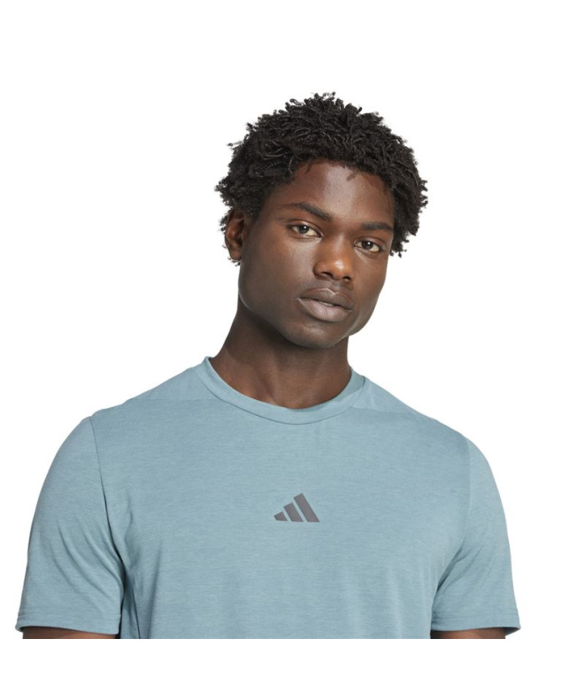 Camiseta de Fitness adidas D4T Tee Homem Azul