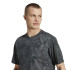 Camiseta de Fitness adidas Power Aop Tee Hombre Gris
