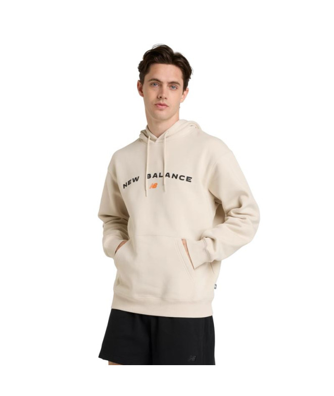 Sudadera de New Balance Reimagined Fleece Graphic Hombre Lobo de madera