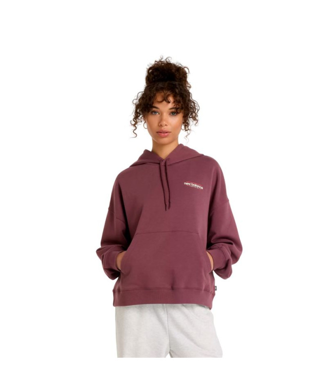 Sudadera de New Balance Multi Color Logo Fdp Mujer