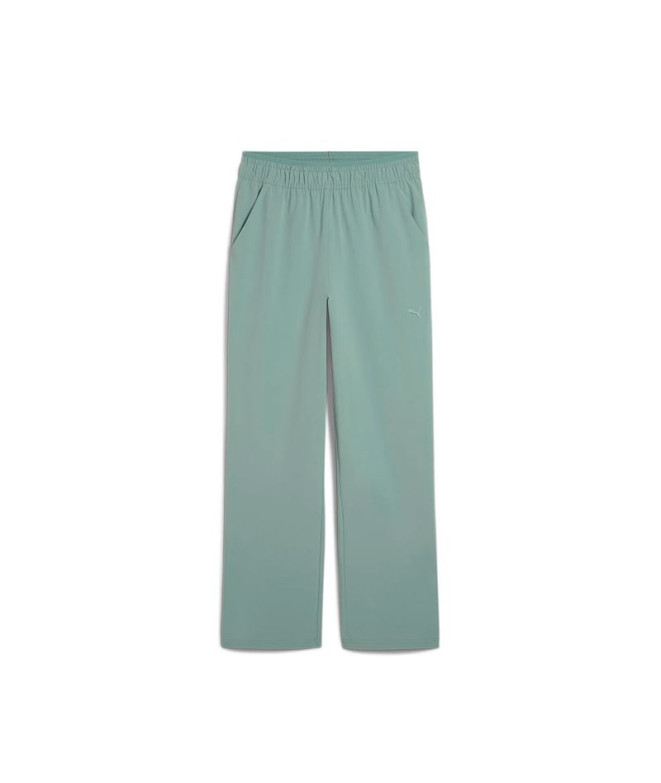 Pantalón de Fitness Puma Move Fashion Pant,Green Moon, Mujer