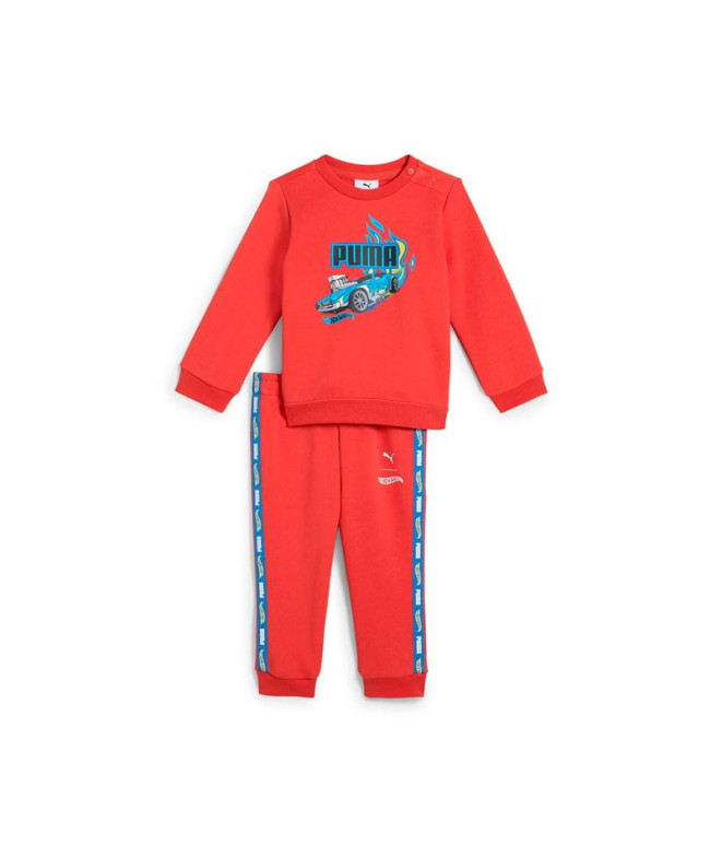 Chándal Puma X Hot Wheels Mi,Red Fire, Bebés