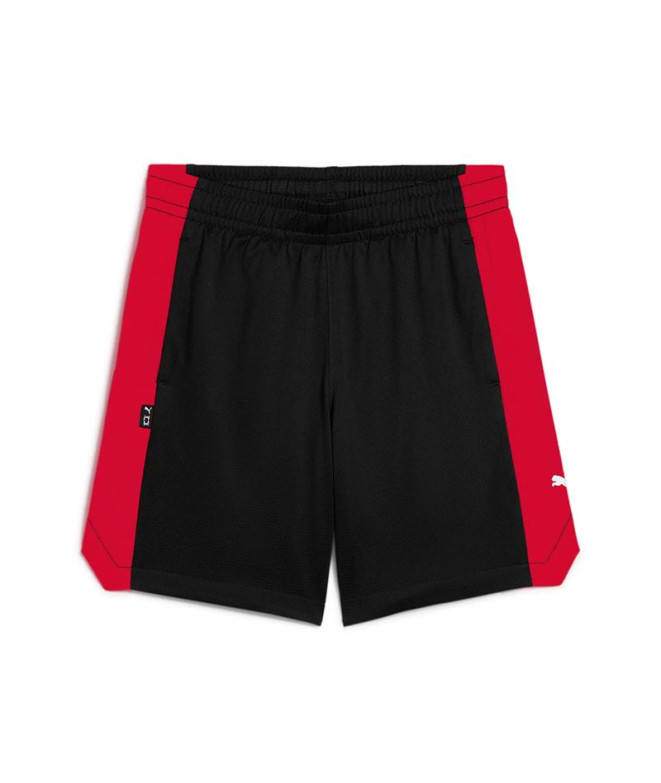 Pantalon Puma Basketball Shot Bloc Noir/Granate