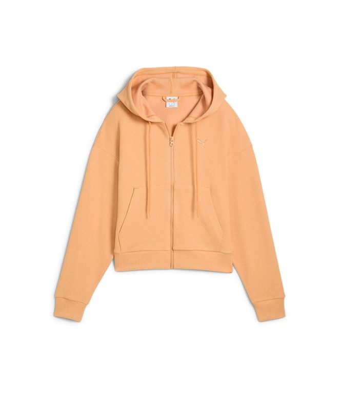 Camiseta Puma Comfort Crop Ful Beige