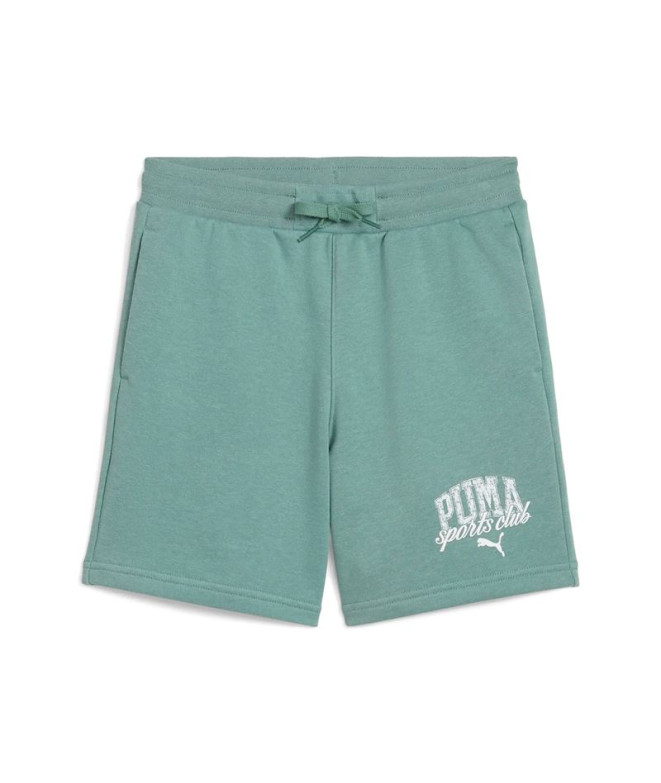Pantalón Puma Class Shorts Tr,Green Moon Infantil