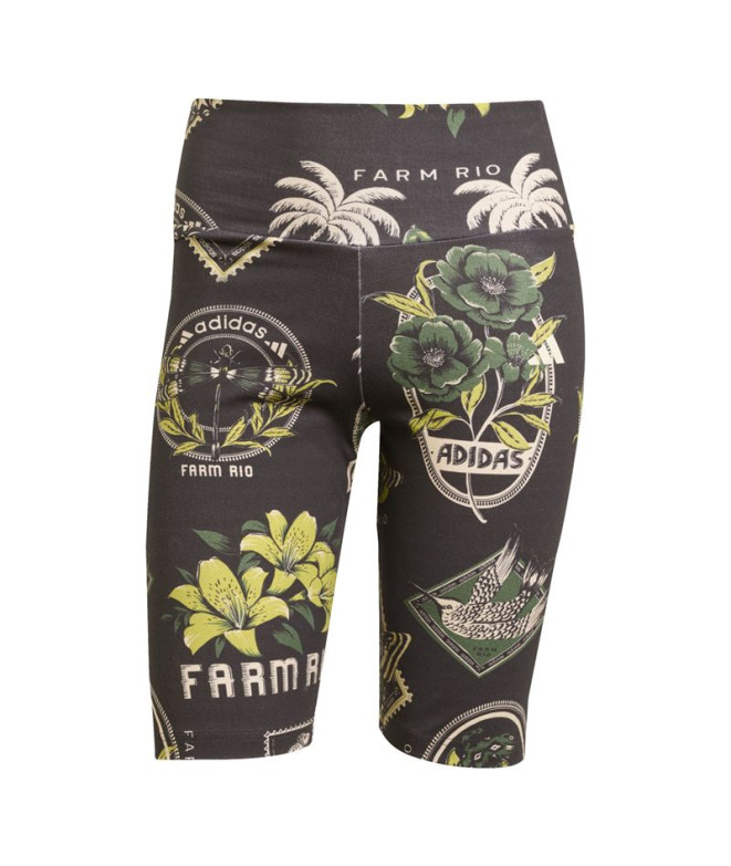 Collants de Fitness adidas Farm Bike Short Femme Noir