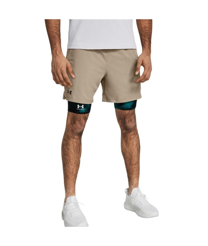 Pantalón de Fitness Under Armour Vanish Woven 6In Shorts Hombre Marrón