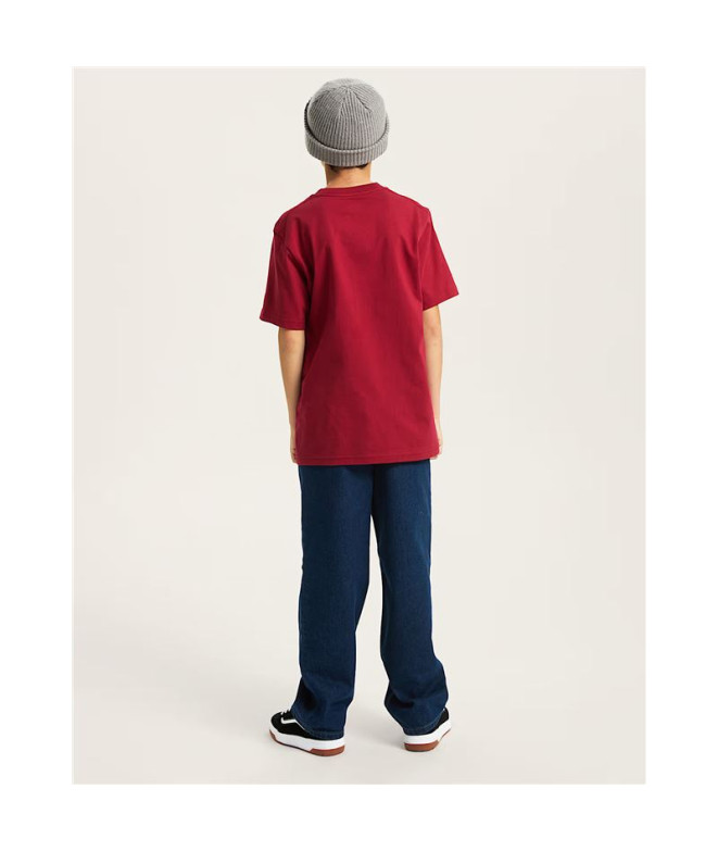 T-shirt Vans Classic Bordeaux Enfant Grenat