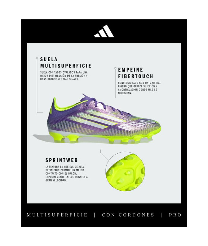 Botas de Futebol adidas F50 Pro Mg Roxo